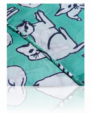 Платок Женский SS.KV-CATS/TURQU